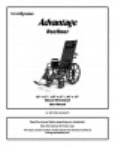 User Manual - Advantage® Recliner 17 inch Deep